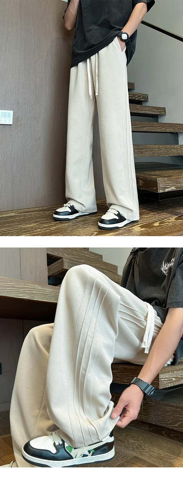 Men's Loose Sweatpants for Spring/Autumn Detail
