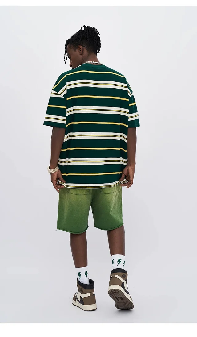 RFSD Menswear | Cityboy Retro Contrast Striped T-shirt Detail