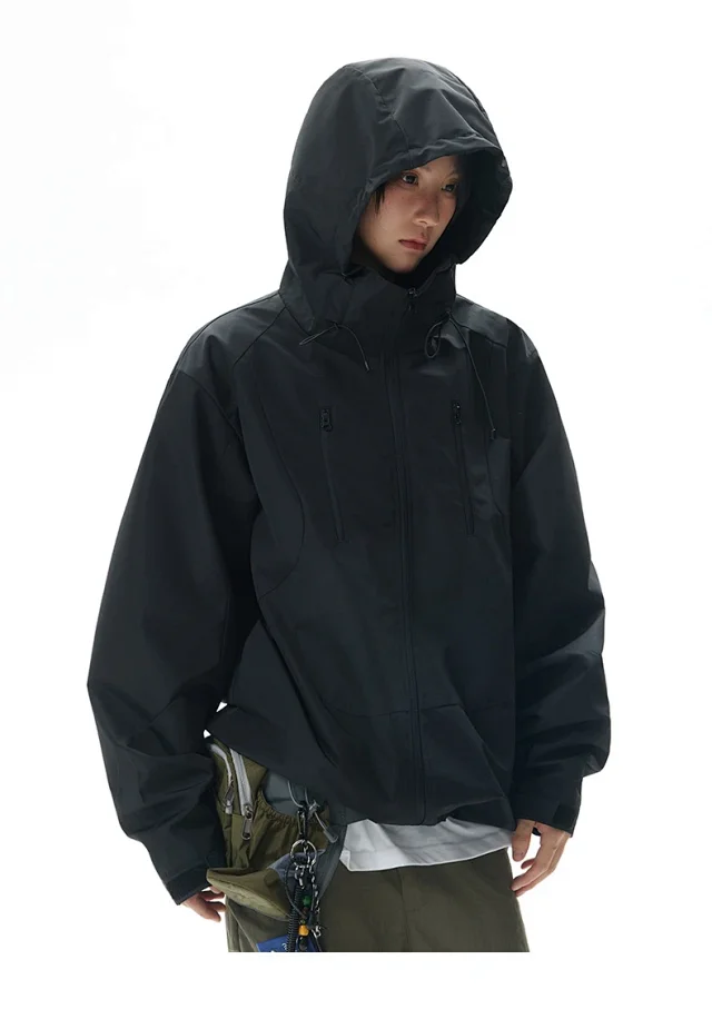 Autumn Outdoor Windproof Jacket for Couples Detail