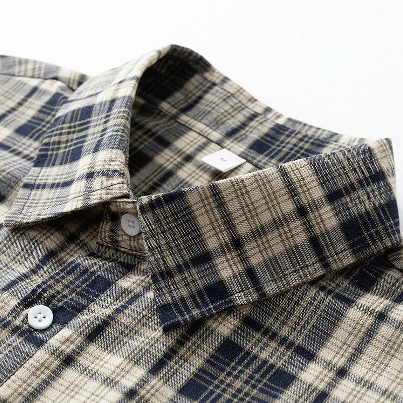 Retro Checkered Couple's Short-sleeve Shirt