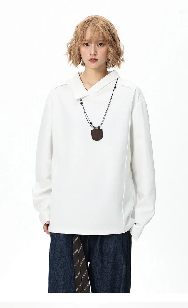 Men's Autumn Polo Shirt Detail