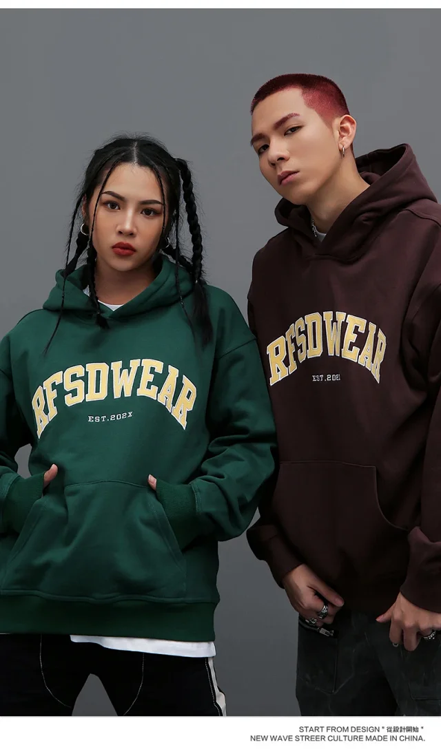 RFSD Men's 2025 FW 430G Fleece Hoodie Detail