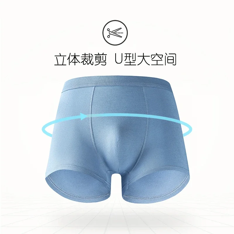 Men's Modal Boxers: Summer, Solid, Plus Size