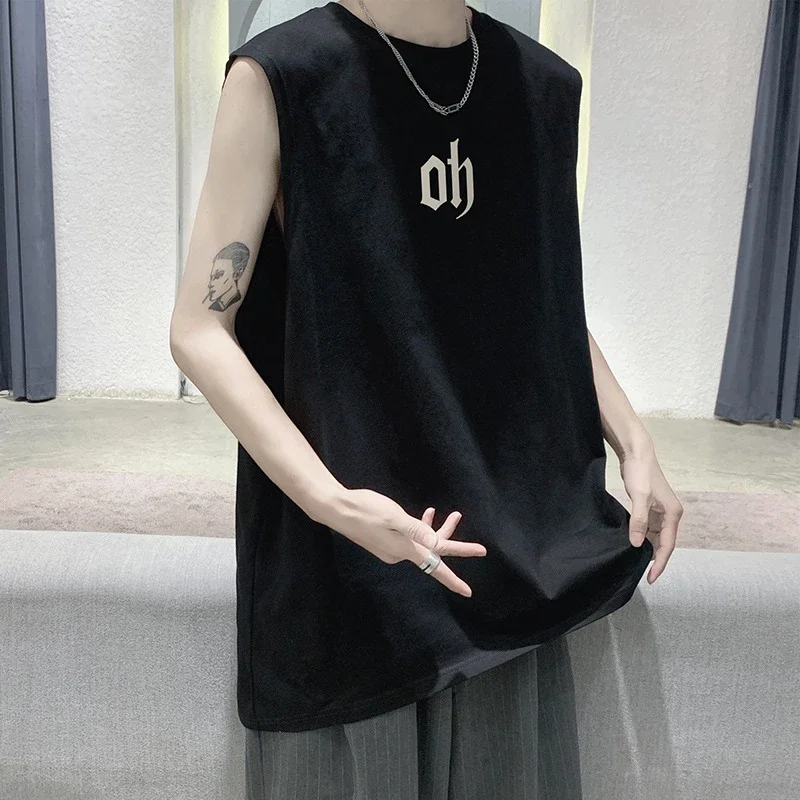 Men's Cotton Sleeveless Gym Tank Top