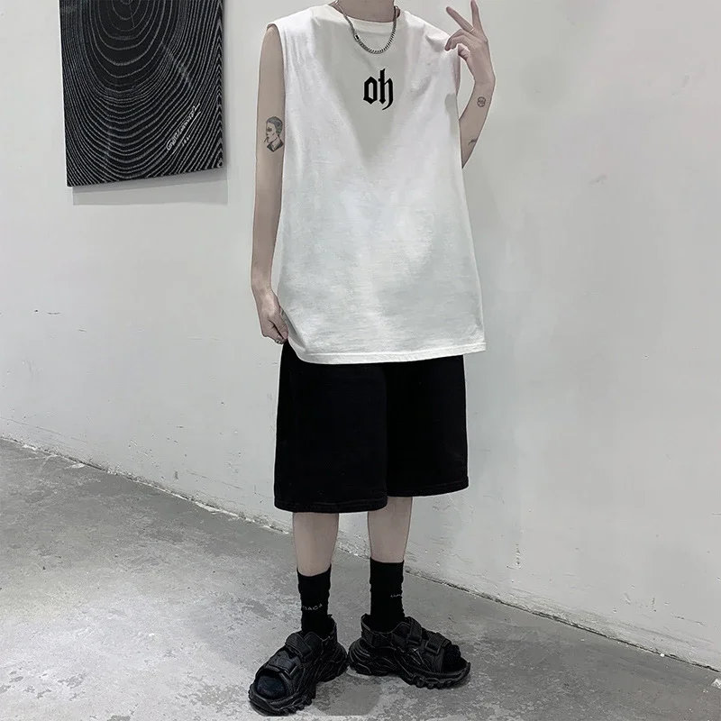 Men's Cotton Sleeveless Gym Tank Top