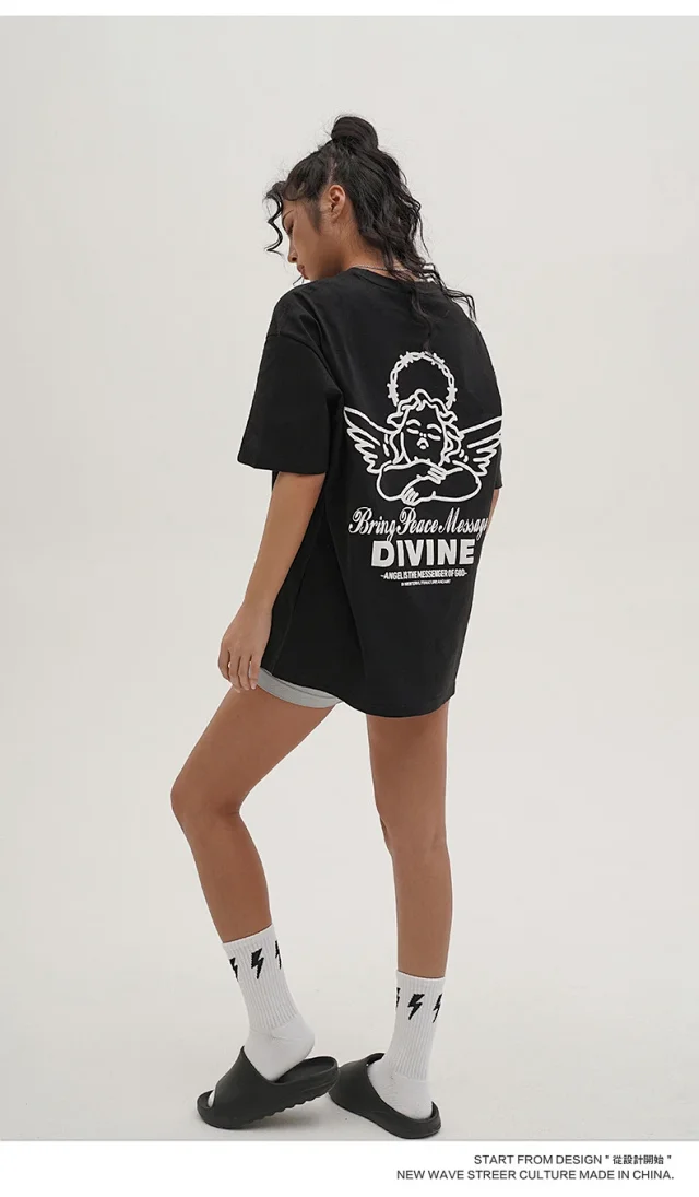 RFSD Men's T-shirt | 2025 Summer Angel Print | 230g Cotton Detail