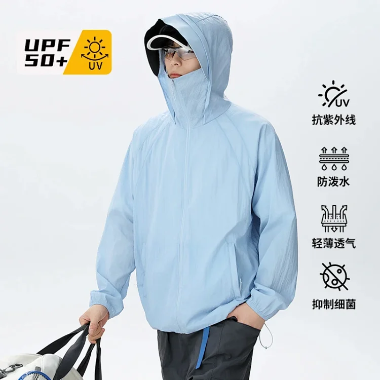 UV-proof Breathable Couple's Skin Coat