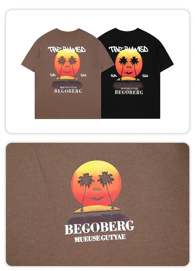 RFSD Men's Summer 2025 Vintage Print Couple T-shirts Detail