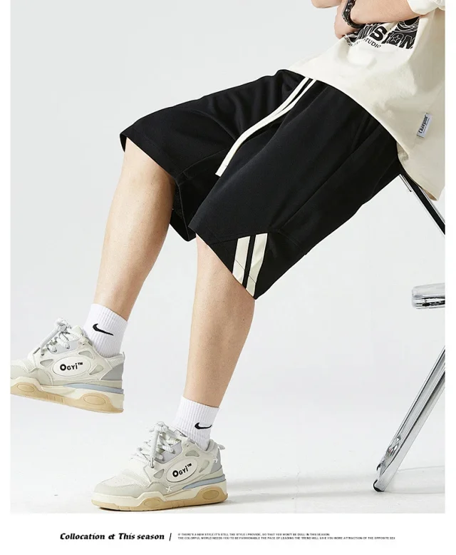Men's Summer Ice Silk Beach Shorts Detail