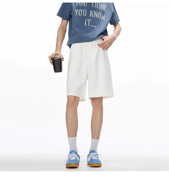 Men's Summer Sporty Loose Beach Shorts Detail