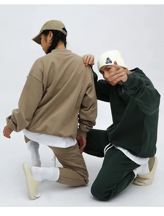 RFSD Men's 420g French Terry Sweatshirt & Pants Set Detail