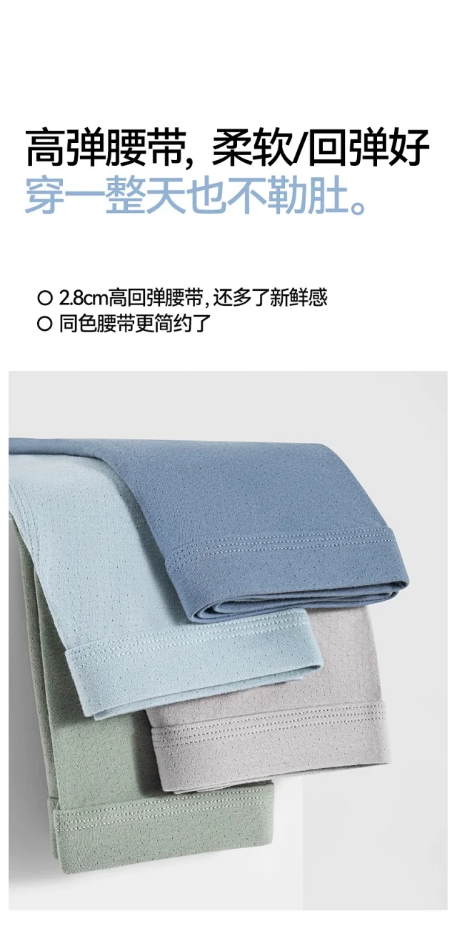 2025 Men's Cotton Breathable Boxer Briefs Detail
