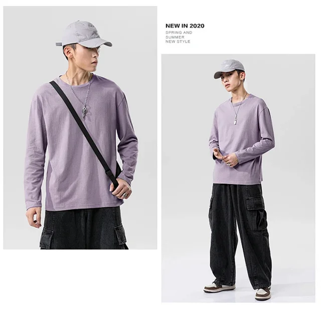 Men's Long-sleeve T-shirts (Couple Style) Detail