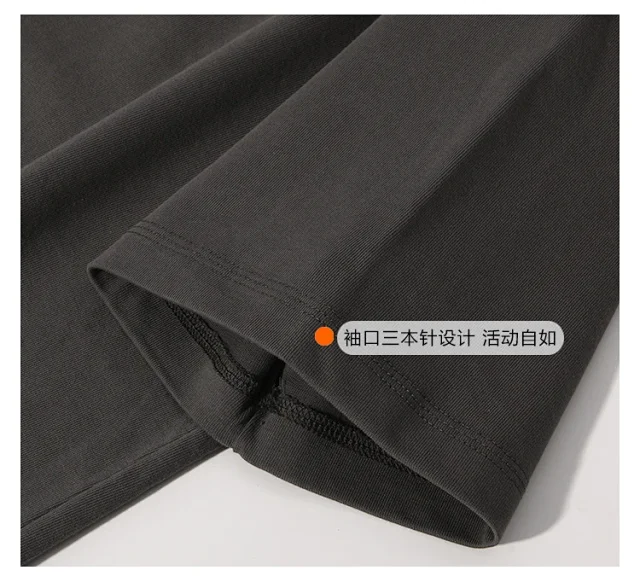 300g Heavy Cotton T-shirt Detail
