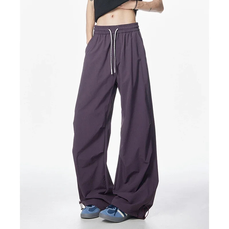 Summer Thin Parachute Pants
