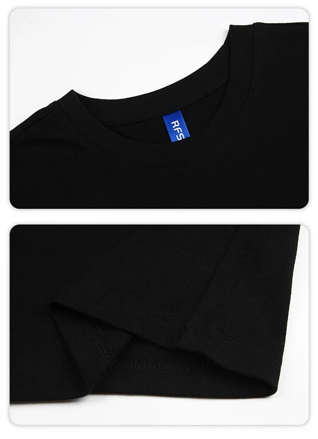 RFSD Men's 2025 Summer Trendy Loose T-shirt (230g DTG Print) Detail