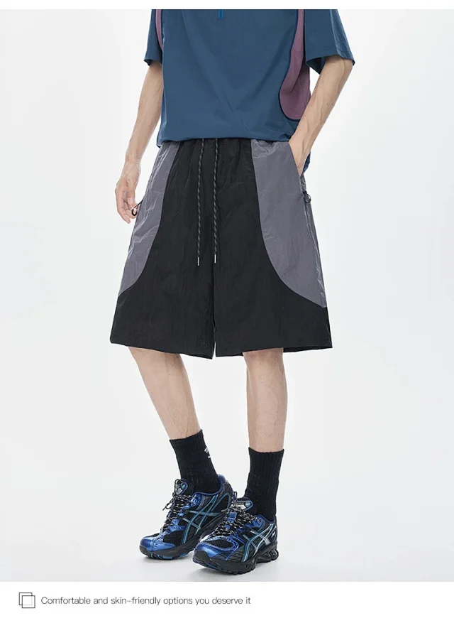 2025 Summer Loose 5-Pocket Cargo Shorts for Men Detail