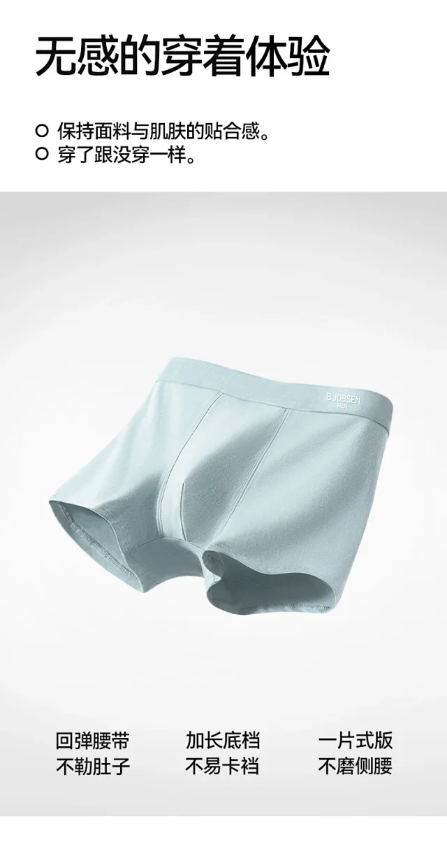 Men's Cotton Boxer Briefs 2025 Detail