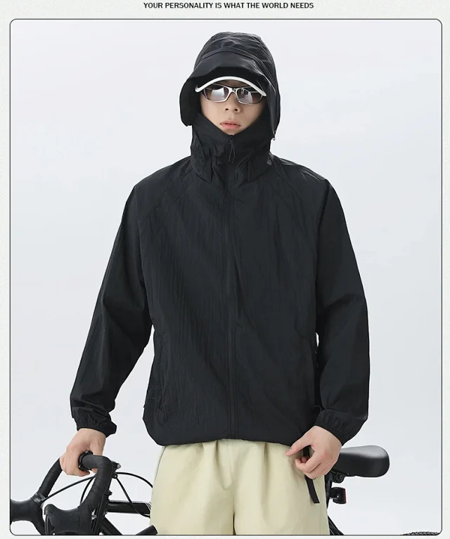 UV-proof Breathable Couple's Skin Coat Detail
