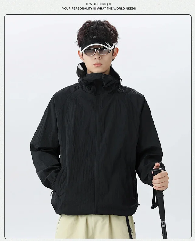 UV-proof Breathable Couple's Skin Coat Detail