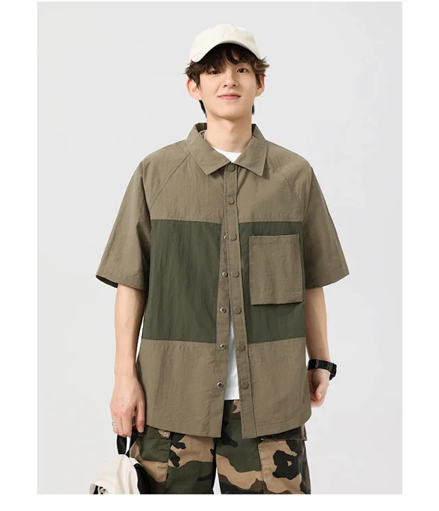 2025 Summer Men's Thin Shirt Detail