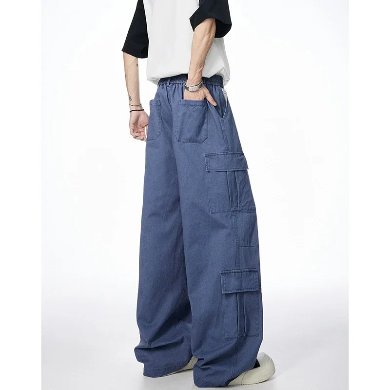 Unisex Retro Cotton Cargo Pants