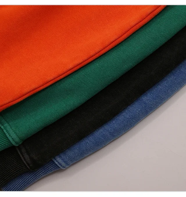 RFSD Men's 2025 FW Heavyweight 420g Crewneck Wax-Dyed Washed B-Style Sweatshirt Detail