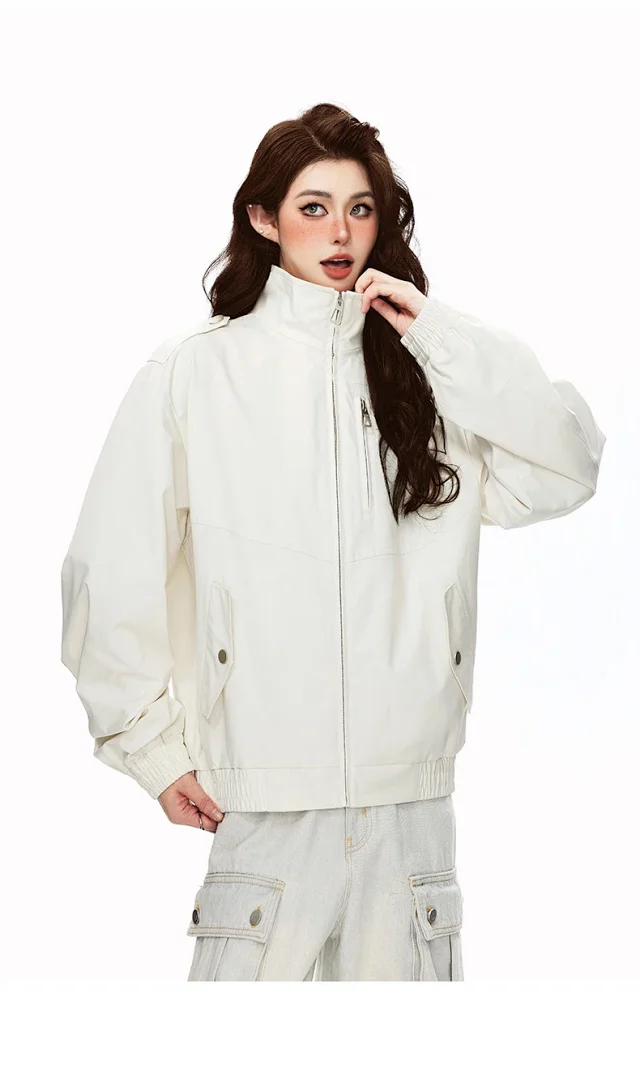 Retro Pilot Jacket for Couples Detail