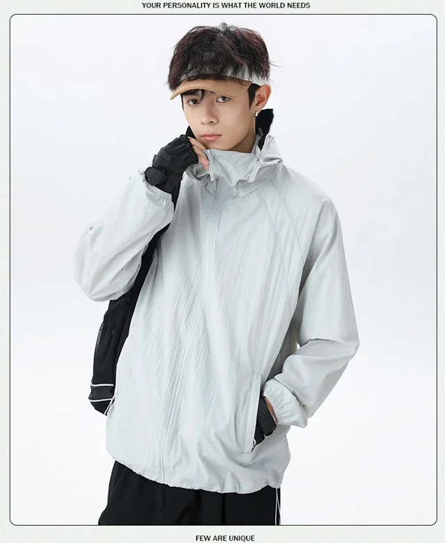 UV-proof Breathable Couple's Skin Coat Detail