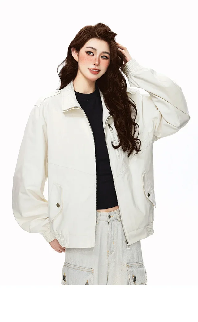 Retro Pilot Jacket for Couples Detail