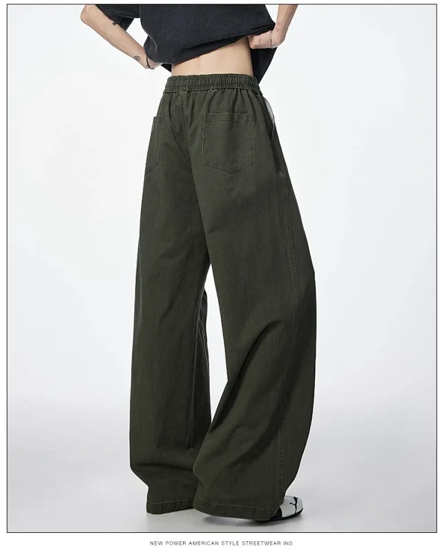 2025 New American High - Street Straight Sports Casual Pants Detail