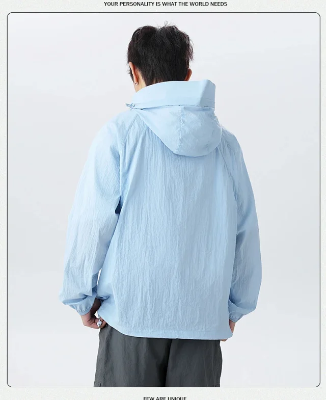 UV-proof Breathable Couple's Skin Coat Detail