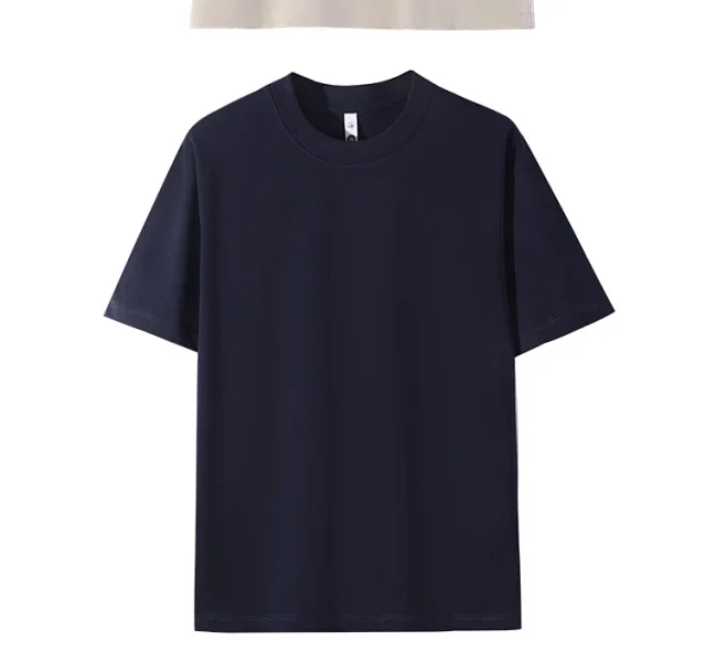 260g Summer Double Yarn Japanese Cotton Unisex Tee Detail