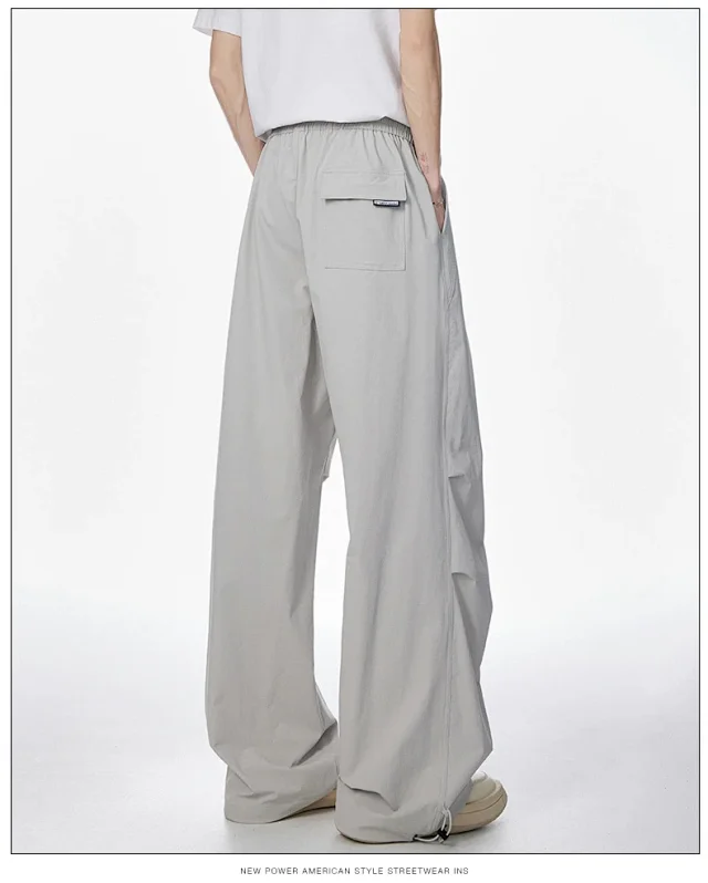 Summer Thin Parachute Pants Detail