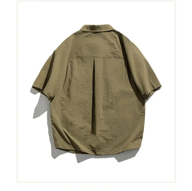 2025 Summer Men's Thin Shirt Detail