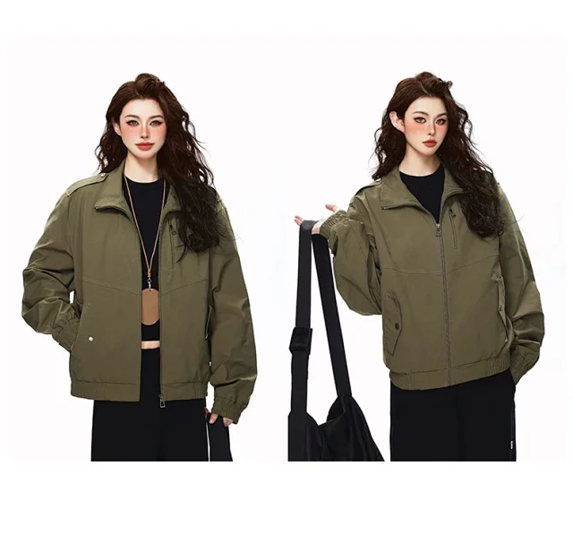 Retro Pilot Jacket for Couples Detail