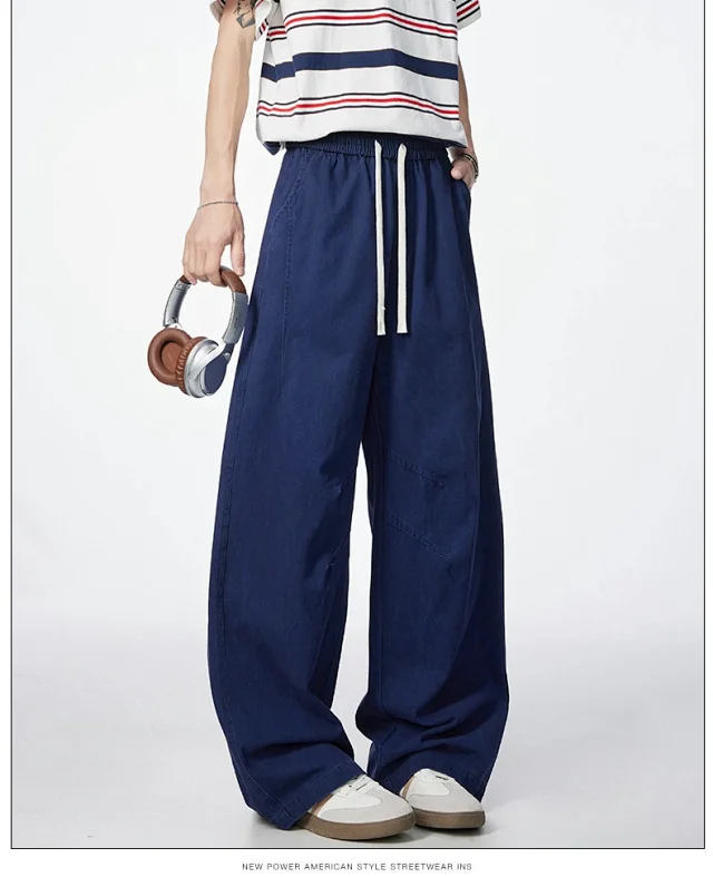 2025 New American High - Street Straight Sports Casual Pants Detail