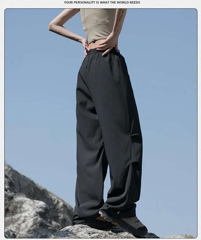 Windproof Waterproof Parachute Pants Detail