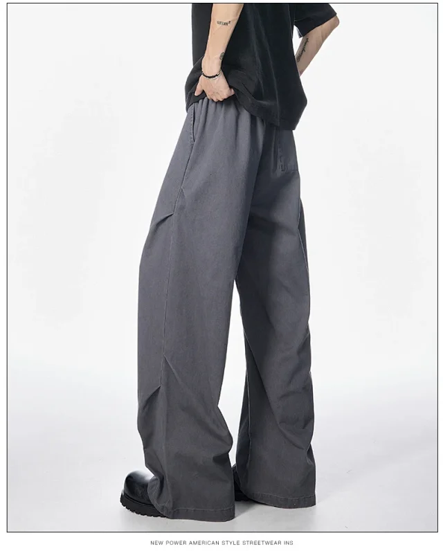 New American Pleated Saber Pants Detail