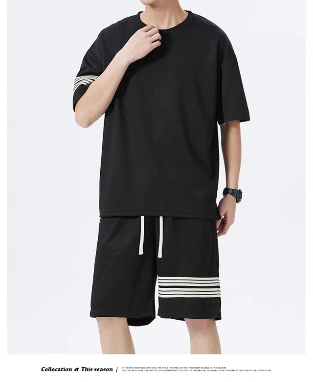 2025 Summer Men's Sporty 2 - Piece Set Detail