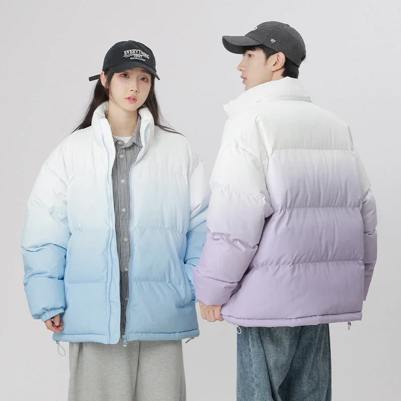 2025 Winter Men's Gradient Puffer Coat