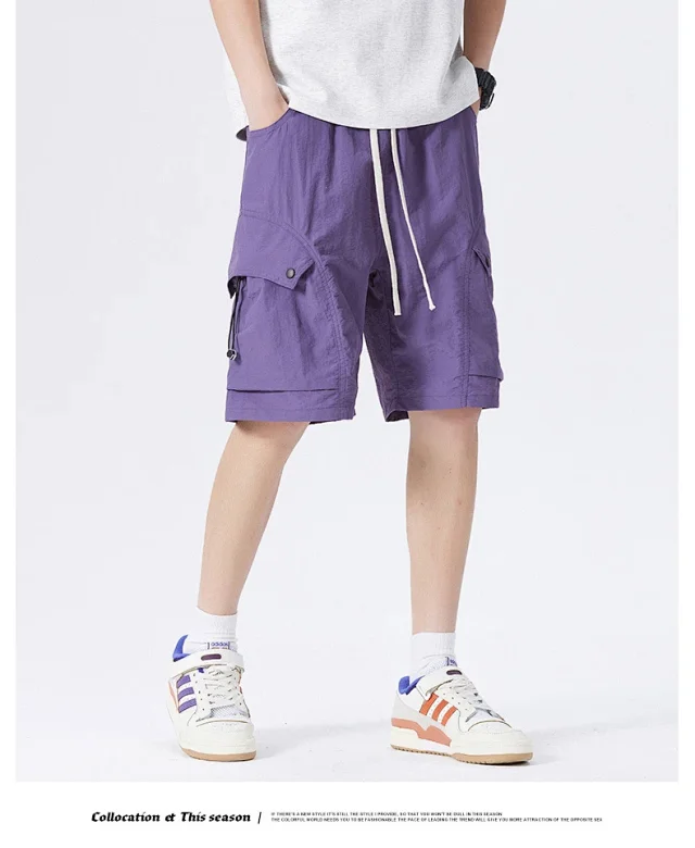 2025 Men's Cargo Shorts: Light, Comfy & Airy Detail