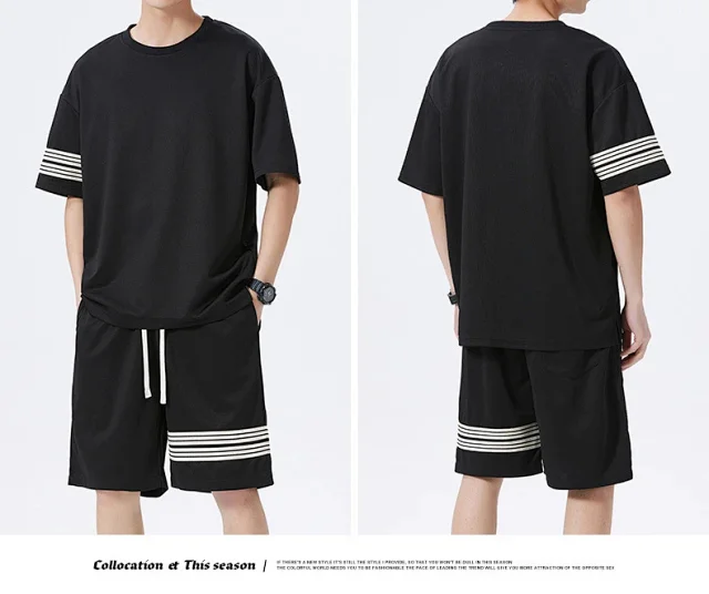 2025 Summer Men's Sporty 2 - Piece Set Detail