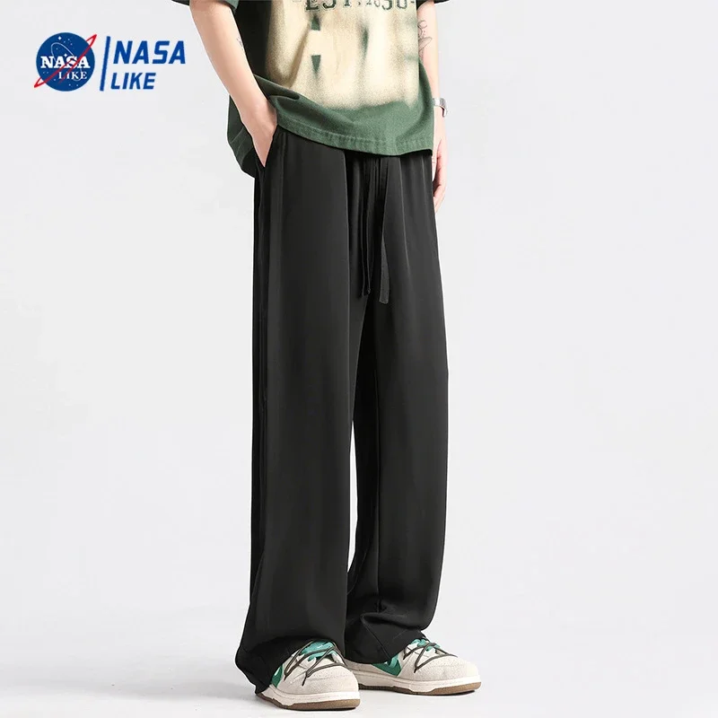 NASA Men's Summer Ice Silk Trousers