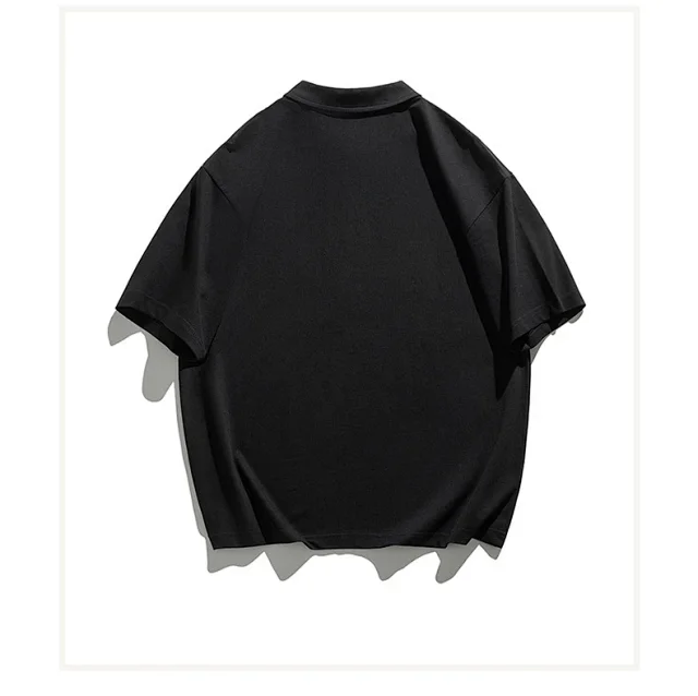 2025 Summer Men's Polo Shirt - Retro Colorblock Detail