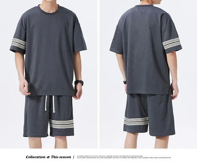 2025 Summer Men's Sporty 2 - Piece Set Detail