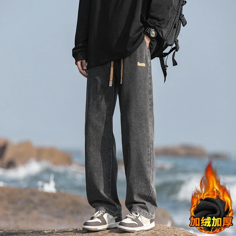 Men's Loose Straight Soft Denim Jeans