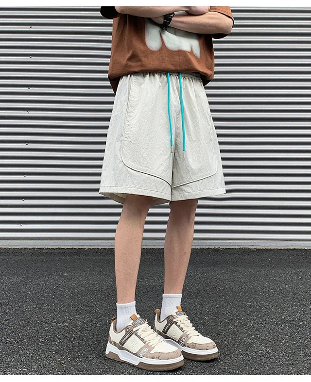 Men's Summer Ice Silk Outdoor Shorts Detail