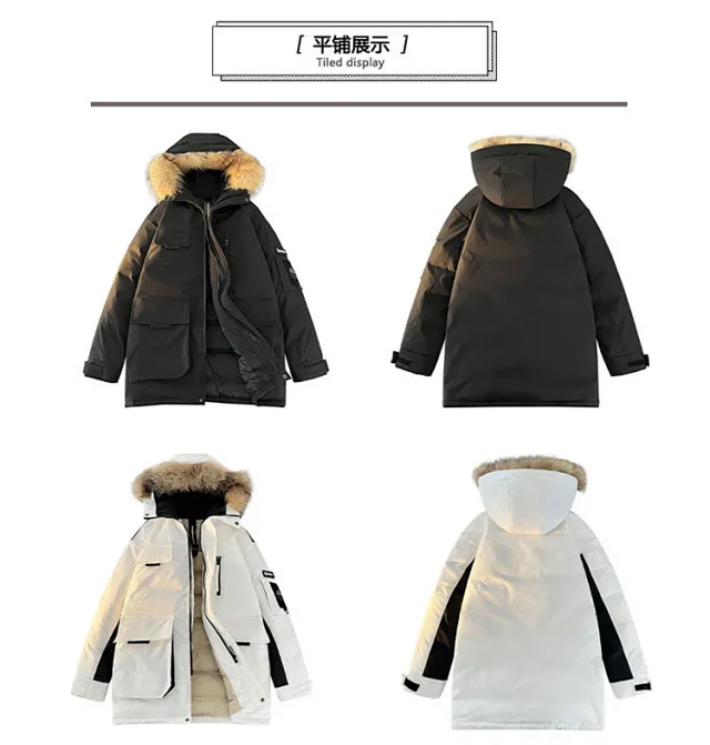 Winter New Fleece Parka Jacket Detail