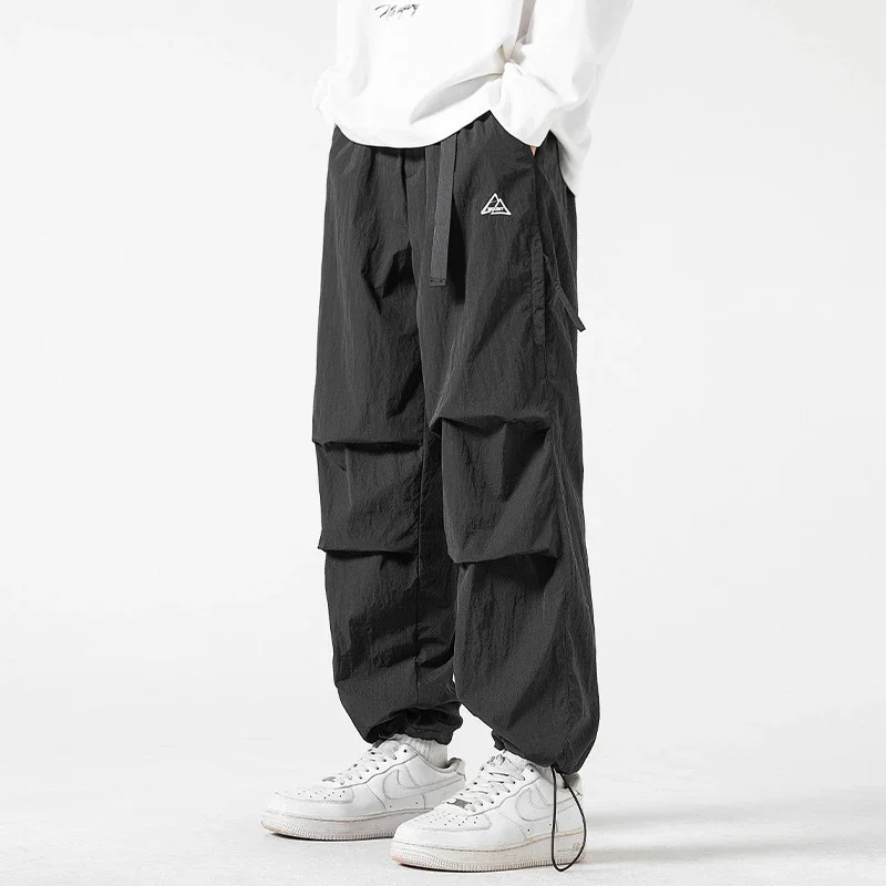 Autumn Men's Parachute Cargo Pants